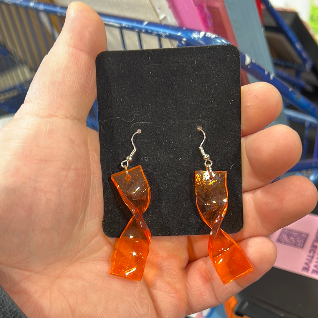 Amber Acrylic Earrings