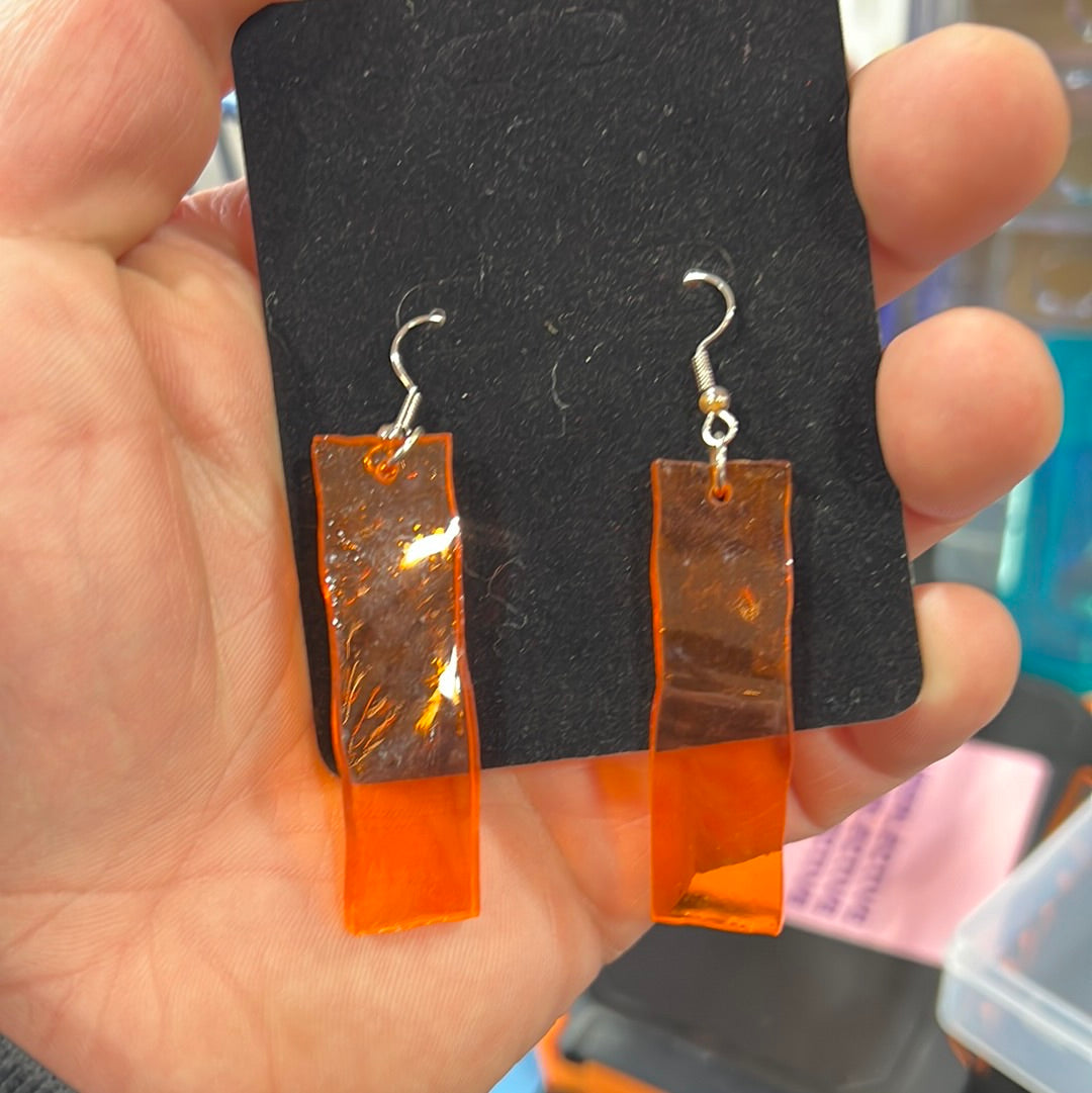 Amber Acrylic Earrings
