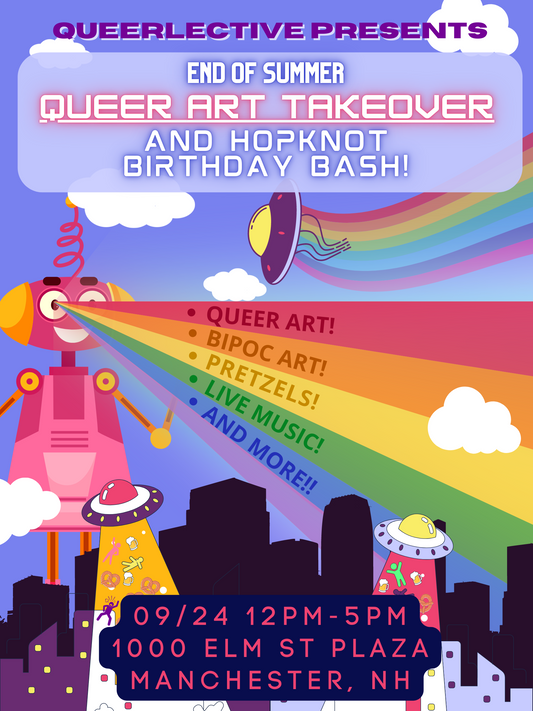 Poster Design for Queerlective’s first event!