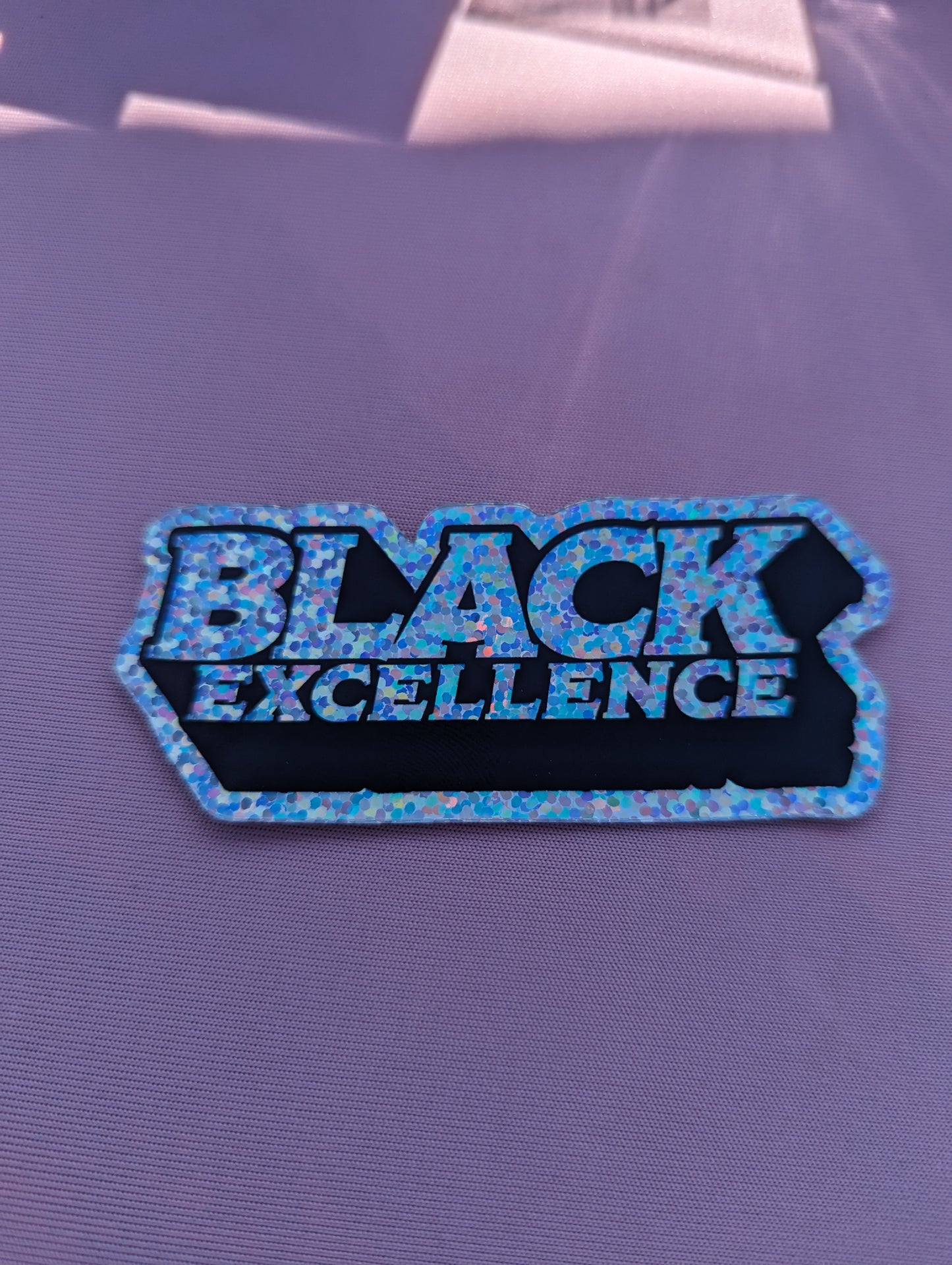 Black excellence sticker